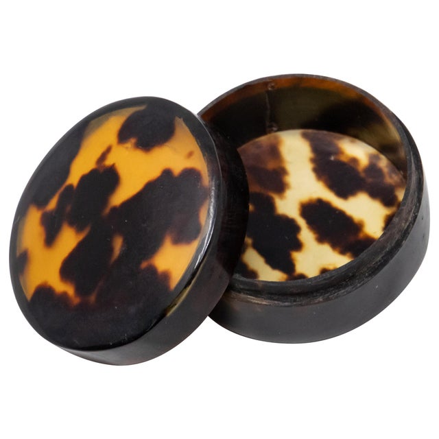 Vintage Leopard Print Pill Box For Sale - Image 9 of 9