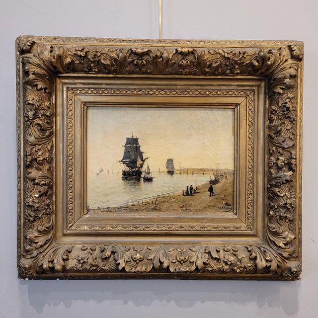 School of Konstantinos Volanakis, The Hybris Ship in Piraeus, 1891, Oil on Canvas For Sale - Image 4 of 18