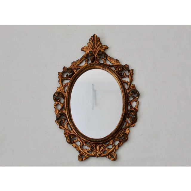 Rococo 19th Century French Rococo Style Gilt Wall Mirror For Sale - Image 3 of 11