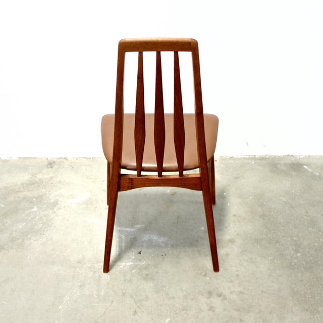 Koefoed Hornslet “Eva” Set of 4 Teak Dining Chairs For Sale - Image 13 of 17