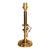 Vintage Brass Candlestick Lamp Base With Scroll Detail – Hollywood Regency / European Traditional For Sale