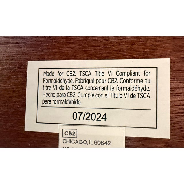 CB2 Cb2 Aqua Virgo Desk For Sale - Image 4 of 12