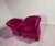 Vintage Mid Century Velvet Tufted Back Barrel Arm Chairs ~ a Pair For Sale - Image 4 of 10
