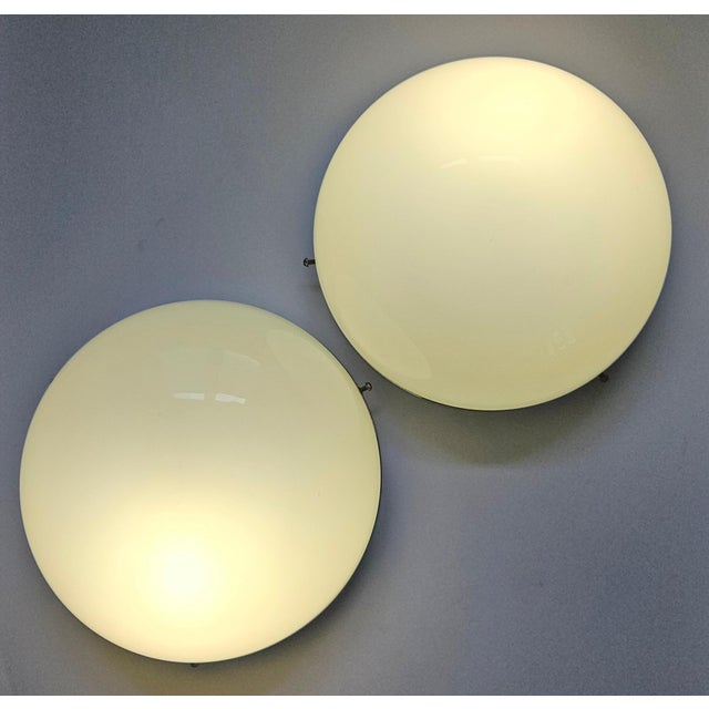 Bauhaus Chrome Ceiling or Wall Lamps, 1930s, Set of 2 For Sale - Image 13 of 16