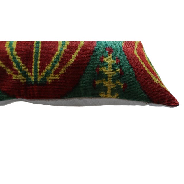 Contemporary Bohemian Multi Color Hand Knotted Pillow For Sale - Image 4 of 8