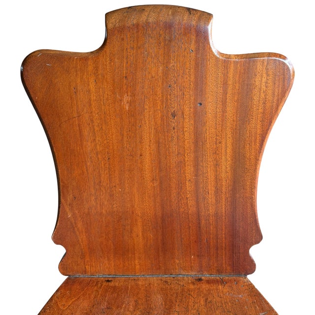 Pair of 19th Century Georgian Hall Chairs For Sale - Image 11 of 17