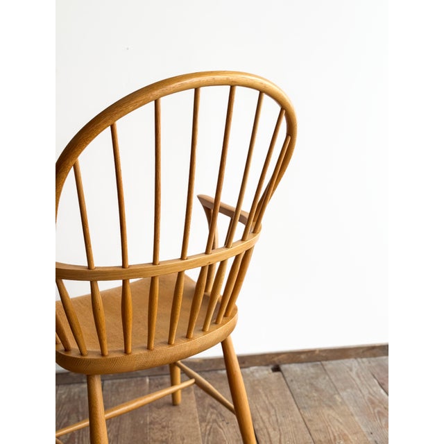 Mid Century CH 18A Chair in Oak by Frits Hennigsen for Carl Hansen For Sale - Image 13 of 18