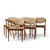 Mid-Century Modern Kai Kristiansen Model 42 Mid Century Danish Teak Z Dining Chairs - Set of 6 For Sale - Image 3 of 10
