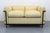 Mid-Century Modern LC2 Two-Seater Sofa in Cream Leather by Le Corbusier Perriand Jeanneret for Cassina, Italy, 2010s, in...
