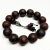 Chinese Rosewood Carved Beads Hand Rosary Praying Bracelet For Sale In San Francisco - Image 6 of 8