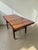1960s Scandinavian Indonesian Rosewood Coffee Table on Wheels with Magazine Rack, 1960s For Sale - Image 5 of 10
