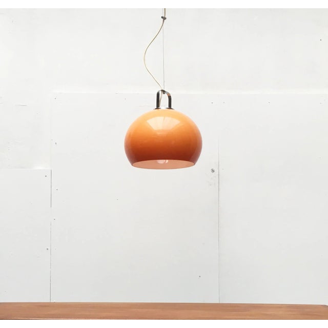 Mid-Century Space Age Italian Zurigo Pendant Lamp by Luigi Massoni for Guzzini For Sale - Image 17 of 18