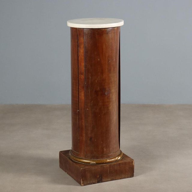 Empire Mahogany Nightstand, Italy, Early 19th Century For Sale - Image 9 of 9