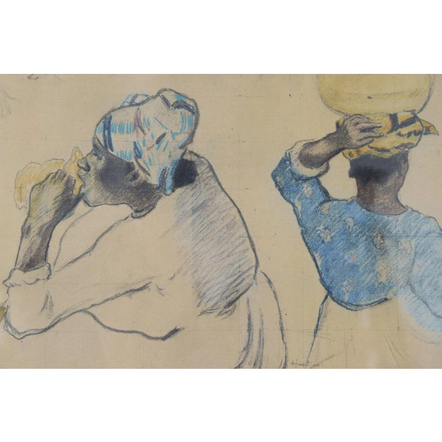 After Paul Gauguin, Martinican Women, 1887, Collotype Print, Framed For Sale - Image 3 of 9