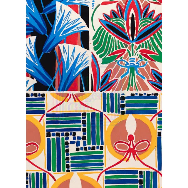 Art Deco Ea Seguy Suggestions Pour Étoffes Et Tapis, Plate 20 For Sale - Image 3 of 5