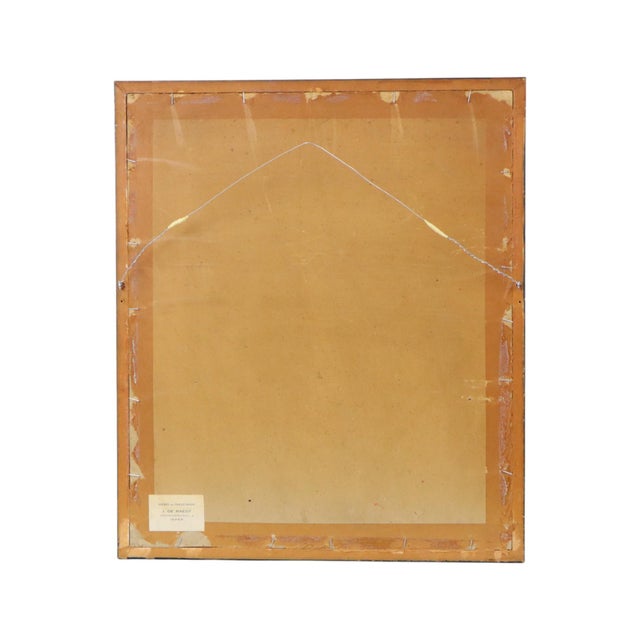 Wood Weyne, African Girl Paper, 1960s, Compressed Wood & Paper & Pine For Sale - Image 7 of 11