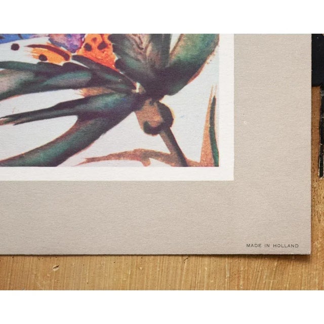 XL 1954 Dali, Dragonflies Original Period Lithograph From From the Mrs. Albert D. Lasker Collection For Sale - Image 10 of 13