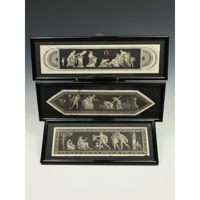 Late 18th Century Grand Tour Classical Friezes, 1790, Stipple Engravings, Set of 3 For Sale - Image 5 of 18