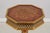 Pair of Burl Wood Regency Empire Black & Gold Pedestal Stands For Sale - Image 4 of 16