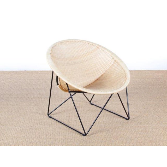 C317 Lounge Chair attributed to Yuzuru Yamakawa, 1960s For Sale - Image 9 of 12