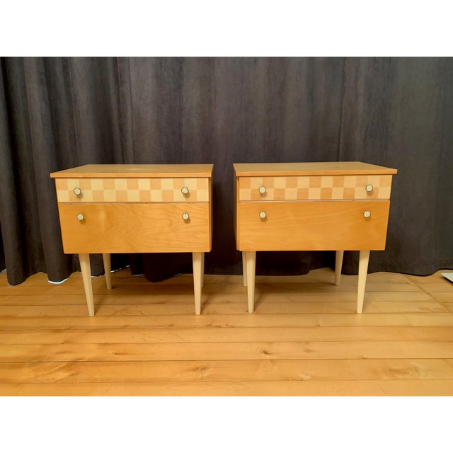 Bedside Tables, 1960s, Set of 2 For Sale - Image 14 of 17