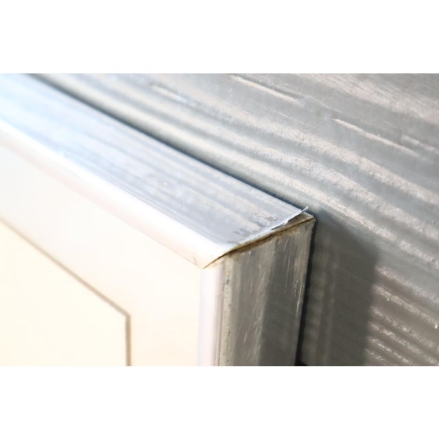 Glass Vintage Geometric Op Art Mirror Wall Hanging by Sharon Art Concept 70's Retro Mid Century Modern Atomic MCM For Sale - Image 7 of 12