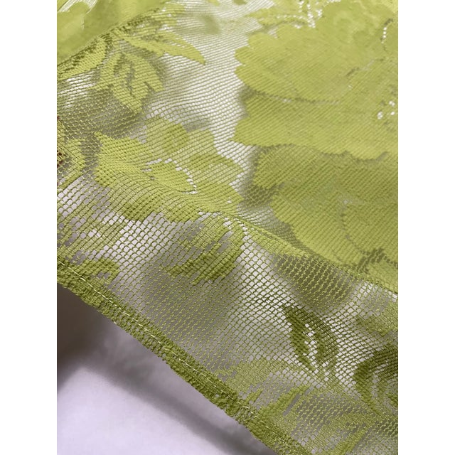 Vintage Square Floral Tablecloth For Sale - Image 4 of 6