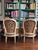 1970s Vintage Louis XVI Bergere Chairs in Velvet Leopard For Sale - Image 5 of 6