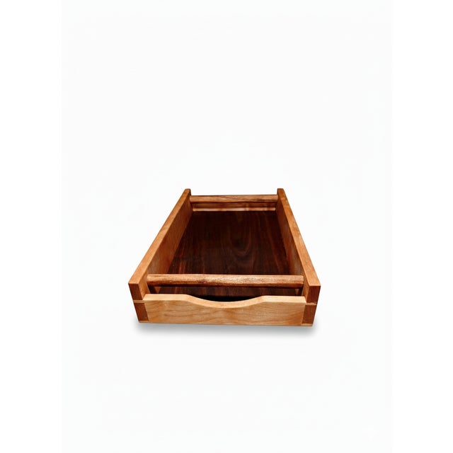 Mocha Handmade Tray by Giuseppe Deepak Benti For Sale - Image 4 of 5
