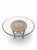 Maroon Vintage French Provincial Style 48” Glass-Top Dinette Set With Caned Table Base – Set of 5 For Sale - Image 8 of 10