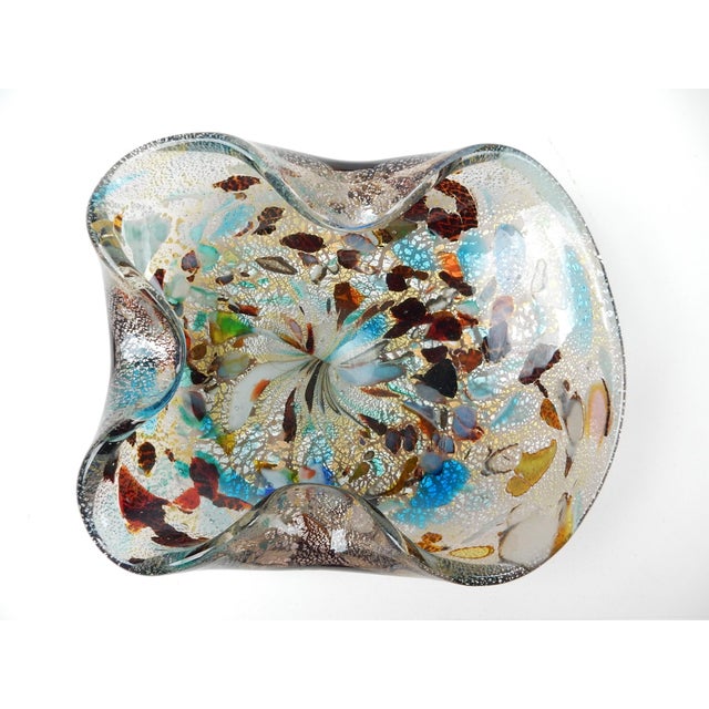 Mid-Century Modern Mid-Century Murano Italy Art Glass Bowl Lot - Set of 3 For Sale - Image 3 of 8