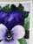 Purple “Viola” Watercolor Painting Giclee Print For Sale - Image 4 of 5