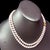 Metal Diamond Akoya Pearl 2-Strand Necklace 18k Gold Certified For Sale - Image 7 of 9