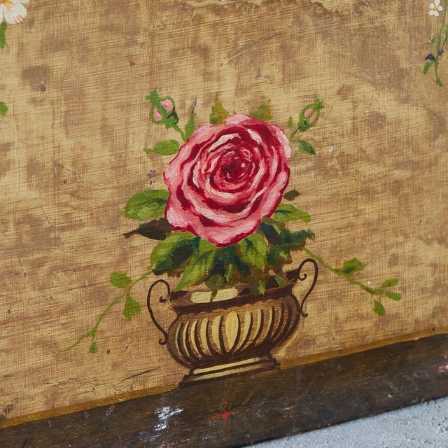 Late 19th Century Folk Art Chest in Iron, 1920s For Sale - Image 3 of 11