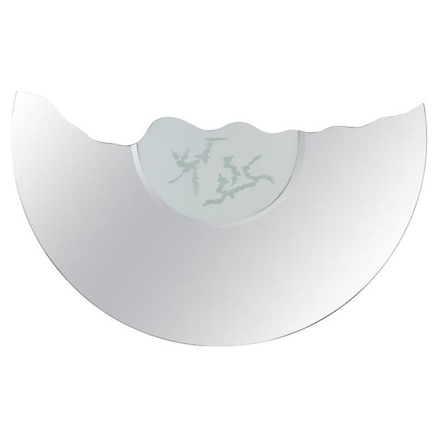 Scornice Wall Mirror in Metal and Glass by Nanda Vigo, Italy, 1990s For Sale - Image 6 of 6