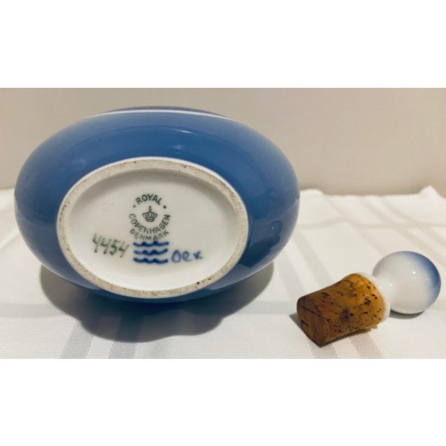 Ceramic 1990s Royal Copenhagen Decanter With Stopper - Kronborg Castle For Sale - Image 7 of 7