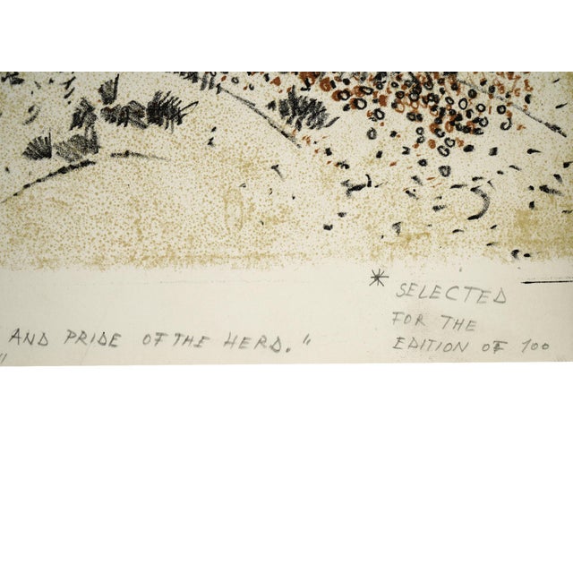 1970s Pair of Vintage Federico Righi Italian Limited Edition Lithographs, Nude Studies For Sale - Image 5 of 8