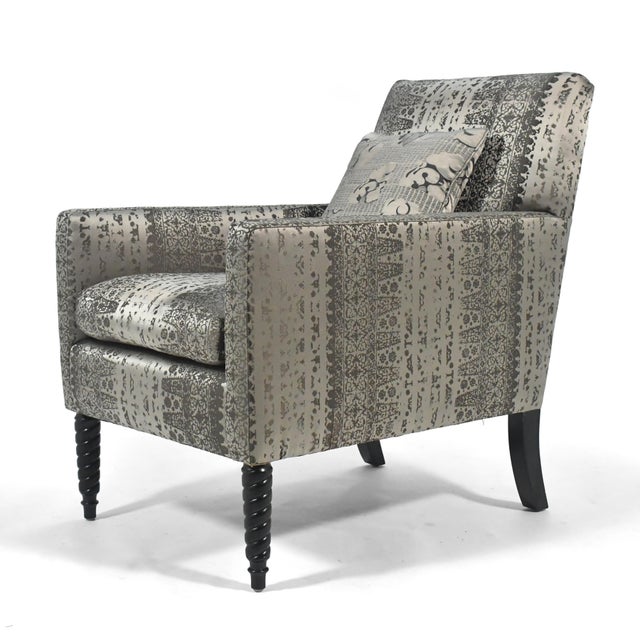 Pair of Donghia Lounge Chairs For Sale - Image 4 of 9