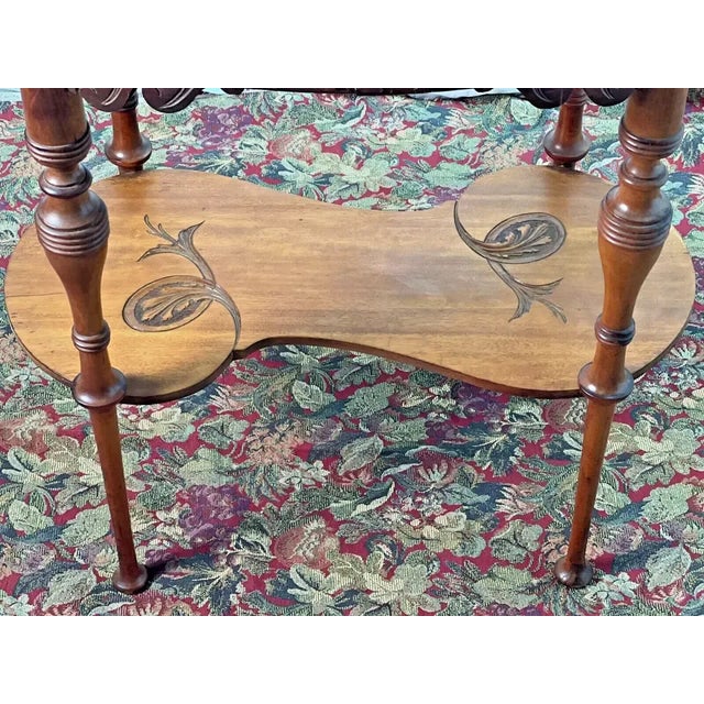 Wood Cherry 19th Century Oval Center Table Art Novel For Sale - Image 7 of 7