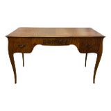 Vintage Traditional Federal Style Mahogany Writing Desk / Vanity For Sale
