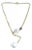 Bochic “Capri” Vintage Baroque Pearl & Multi Sapphire Necklace Set in 18K & Silv For Sale