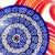 Late 20th Century Vintage Murano Galliano Ferro Mandala Millefiori Flower Mosaic Red Swirl Italian Art Glass Paperweight For Sale - Image 5 of 6