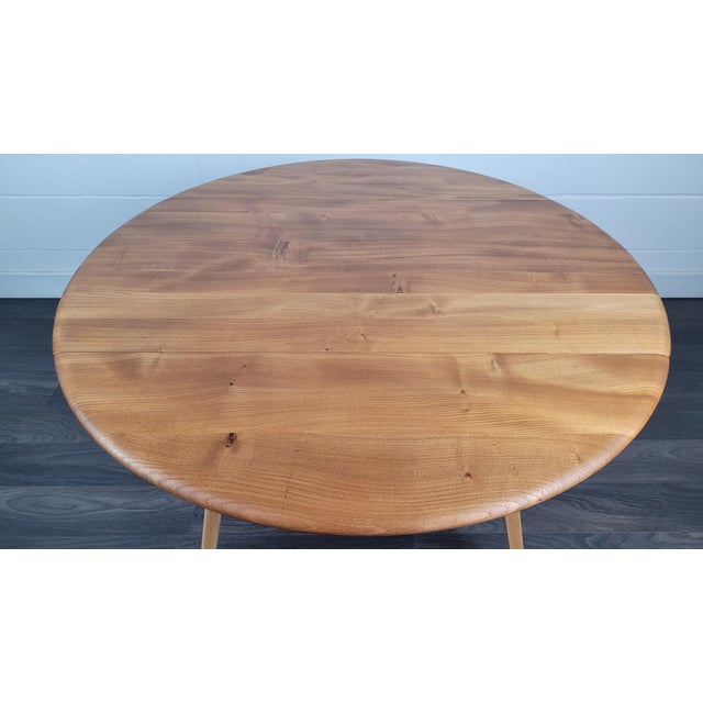 Drop Leaf Dining Table by Lucian Ercolani for Ercol, 1970s For Sale - Image 10 of 12