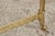 1980s Brass & Glass Round End Table For Sale - Image 5 of 14