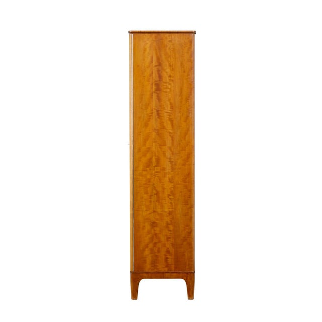 Mid-Century Birch Wardrobe by Oscar Nilsson Nordic Company, 1890s For Sale - Image 10 of 14