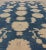 Mid 20th Century Vintage Turkish Oushak Rug With All-Over Design in Royal Blue and Ivory For Sale In Atlanta - Image 6 of 12