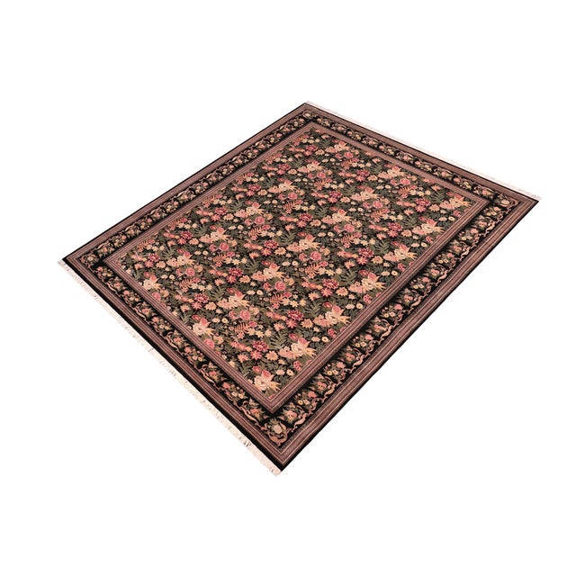 Designed with mesmerizing intricacy and gorgeous color palette, this hand-knotted masterpiece demonstrates the beauty and...