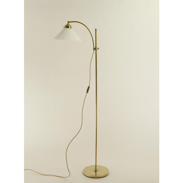 Gold Adjustable Floor Lamp, Germany, 1930s For Sale - Image 8 of 8