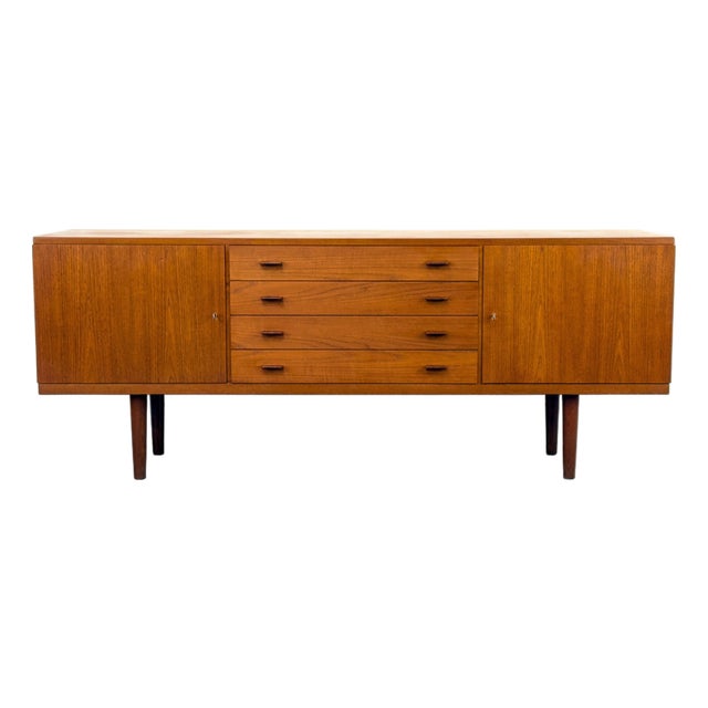 Teak Sideboard by Hans J. Wegner for Ry Møbler, 1959 For Sale