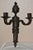 Rustic European 1900s Bronze Imperial/Empire Two Arm Wall Candle Holder Sconces Louis Xvi/Neoclassical- Set of 2 For Sale - Image 3 of 9